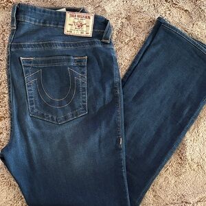 True Religion Women’s Dark Blue Straight Jeans